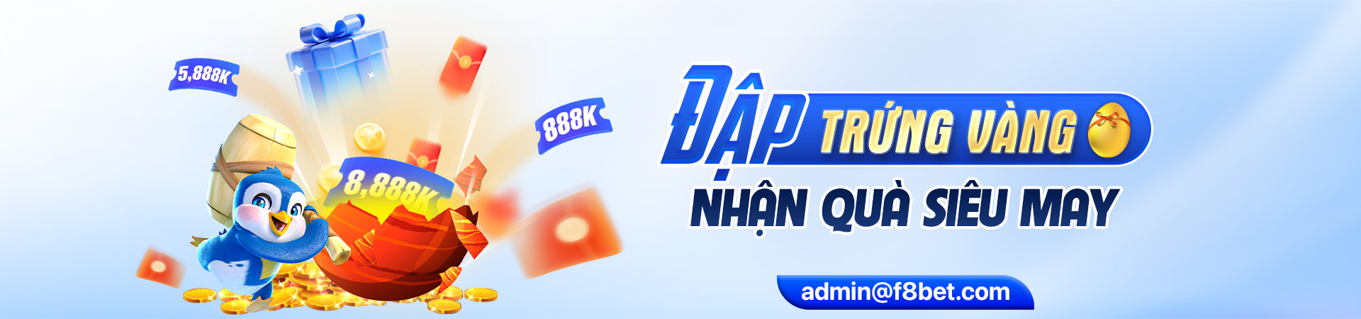 f8bet banner sự kiện đập trứng gà ta